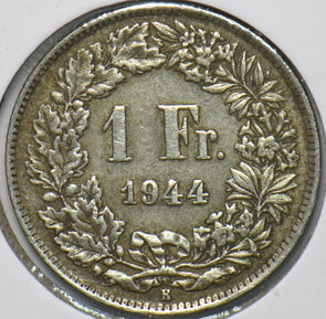 Switzerland 1944 Franc 193838 combine shipping