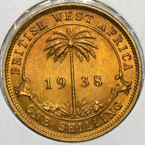 British West Africa 1938 Shilling UNC 297697 combine shipping