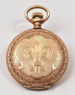 Gold Plated ELGIN Pocket Watch W/ BSA Emblem & Vintage Dial 37.57g RG0245