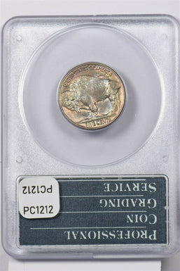 1937 5 Cents PCGS MS65 buffalo nickel MULTI-COLOR TONE PC1212 combine shipping