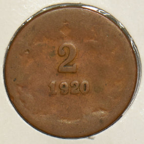 Nicaragua 1920 2 Centavos 199078 combine shipping