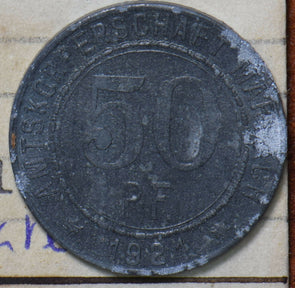 Germany 1921 50 Pfennig Marburg GE0150 combine shipping