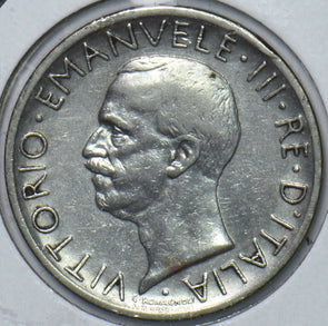Italy 1927 5 Lire Eagle animal 296540 combine shipping