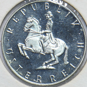 Austria 1965 5 Schilling Horse animal Proof 192860 combine shipping