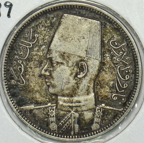 Egypt 1939 AH1358 5 Piastres 240379 combine shipping