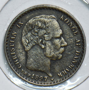 Denmark 1897 10 Ore Porpoise 198267 combine shipping