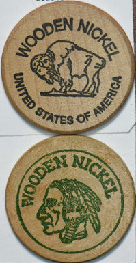 Wooden Nickel Virginia City Nevanda 292540 combine shipping