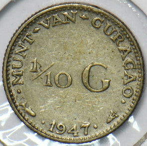 Curacao 1947 1/10 Gulden 903173 combine shipping