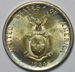 Philippines 1944 50 Centimos Eagle animal 294972 combine shipping