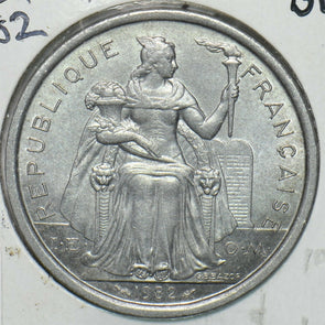 French Polynesia 1982 2 Francs BU 196935 combine shipping