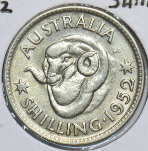 Australia 1952 Shilling Ram 198883 combine shipping