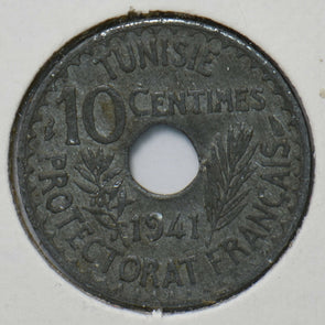 Tunisia 1941 AH1360 10 Centimes 193051 combine shipping
