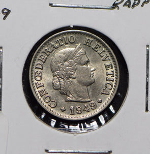 Switzerland 1949 5 Rappen  191758 combine shipping
