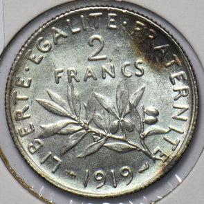 France 1919 2 Francs 294267 combine shipping