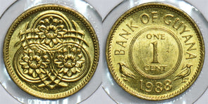Guyana 1988 Cent 153820 combine shipping