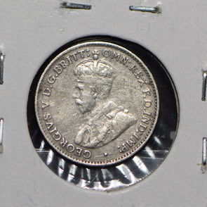 Australia 1927 3 Pence Kangaroo animal Moorhen  191228 combine shipping