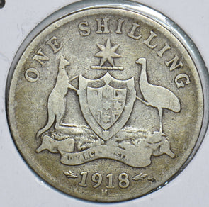 Australia 1918 M Shilling 198849 combine shipping