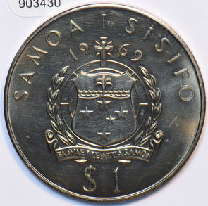 Samoa 1969 Dollar Robert Louis Stevenson 903430 combine shipping