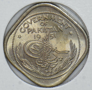 Pakistan 1951 1/2 Anna 191407 combine shipping