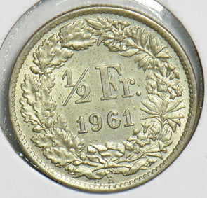 Switzerland 1961 1/2 Franc 240597 combine shipping