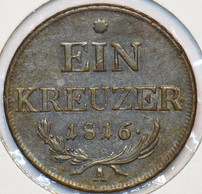 Austria 1816 Kreuzer Eagle animal 294997 combine shipping