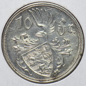 Luxembourg 1929 10 Franc 294153 combine shipping