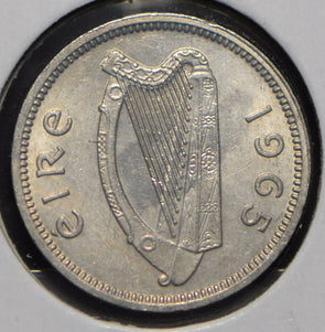 Ireland 1965 3 Pence Hare animal  191198 combine shipping