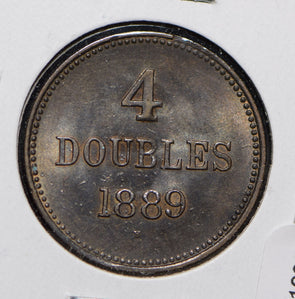 Guernsey 1889 4 Doubles  291926 combine shipping