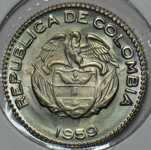 Colombia 1959 10 Centavos Eagle animal 196022 combine shipping
