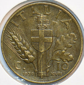 Italy 1939 10 Centesimi 193982 combine shipping