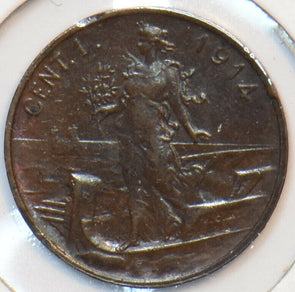 Italy 1914 Centesimo 194160 combine shipping