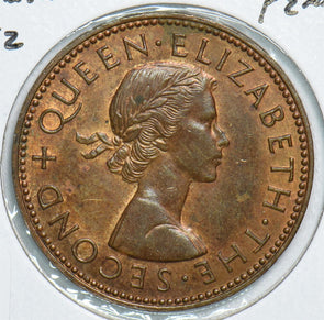 New Zealand 1962 1/2 Penny 198908 combine shipping