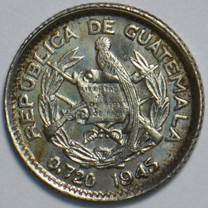 Guatemala 1945 5 Centavos Quetzal animal 193353 combine shipping