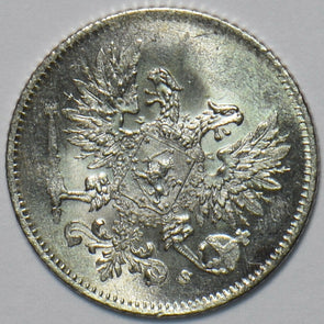 Finland 1917 25 Pennia Eagle animal 294487 combine shipping