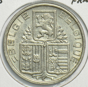 Belgium 1939 5 Francs Lion animal 298537 combine shipping