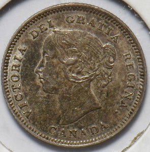 Canada 1900 5 Cents Queen Victoria 293464 combine shipping