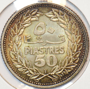 Lebanon 1952 50 Piastres 194285 combine shipping