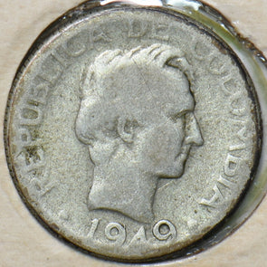 Colombia 1949 10 Centavos 150643 combine shipping