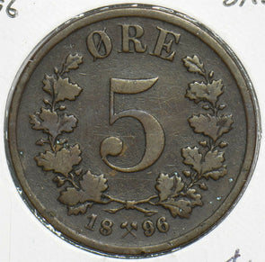 Norway 1896 5 Ore 153214 combine shipping