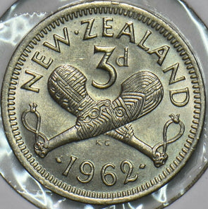 New Zealand 1962 3 Pence 196473 combine shipping