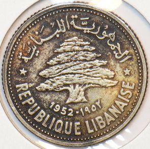 Lebanon 1952 50 Piastres 194285 combine shipping