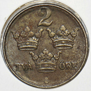 Sweden 1947 2 Ore 240453 combine shipping