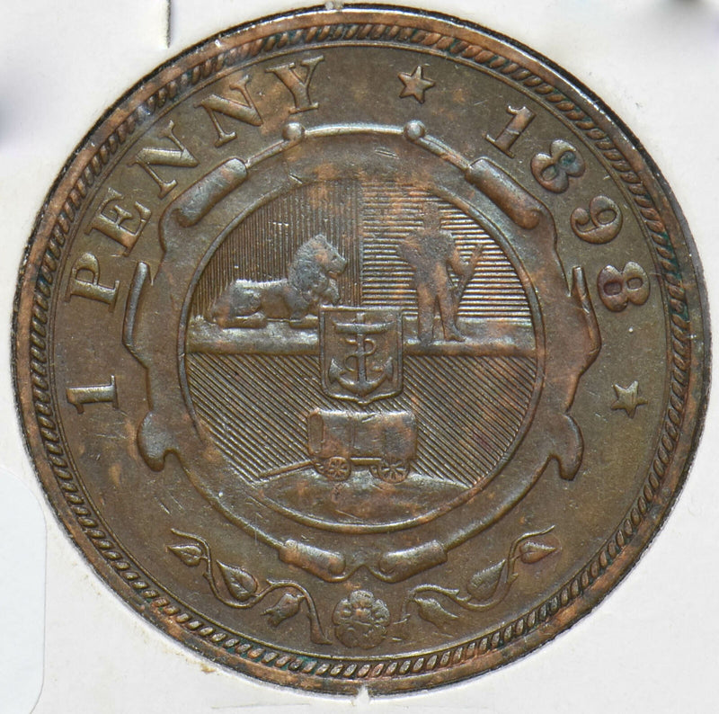 South Africa 1898 Penny Lion animal 293055 combine shipping