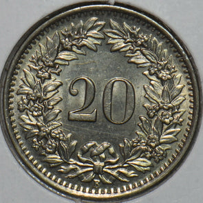Switzerland 1960 20 Rappen 152256 combine shipping