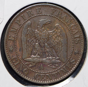 France 1864 5 Centimes Eagle animal  150114 combine shipping