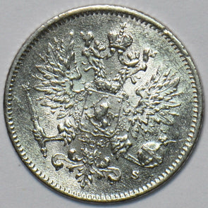 Finland 1917 25 Pennia Eagle animal 294472 combine shipping