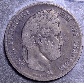 France 1839  5 Francs F0058 combine shipping