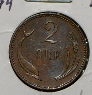 Denmark 1894 2 Ore  290351 combine shipping