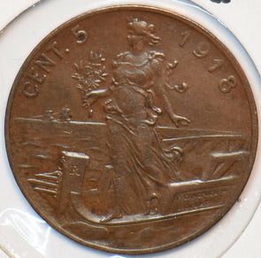 Italy 1918 5 Centesimi 194107 combine shipping