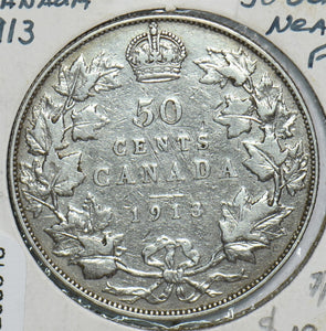 Canada 1913 50 Cents 298648 combine shipping